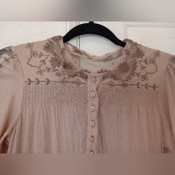 Free People cotton dress sz 4 - Picture 4 of 7